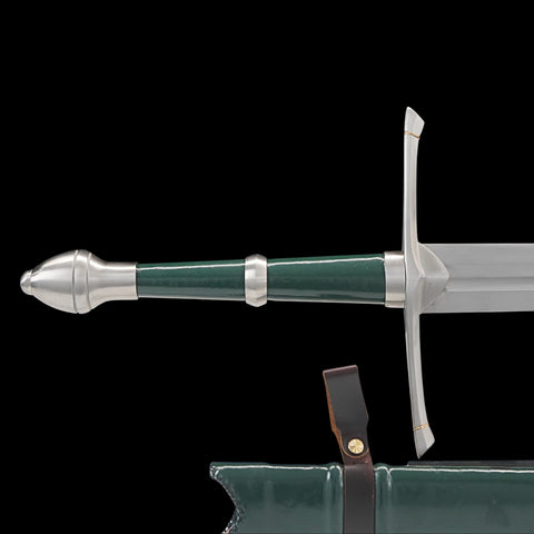 SWMZ-1012 Swordier “Ranger’s Oath” Longsword Wilderness Warrior Sword Genuine Leather Balanced Battle Ready Longsword