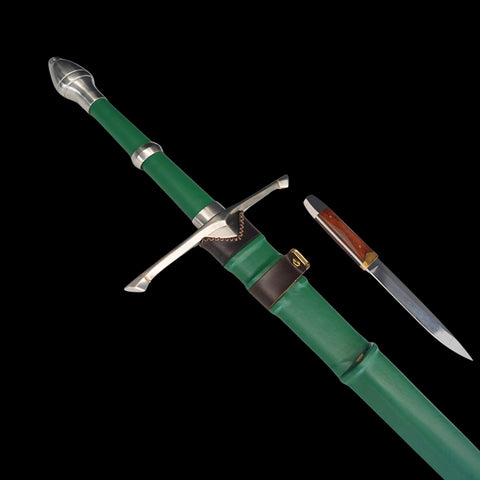 SWMZ-1038 Swordier Fantasy Ranger Longsword with Scabbard and Companion Knife