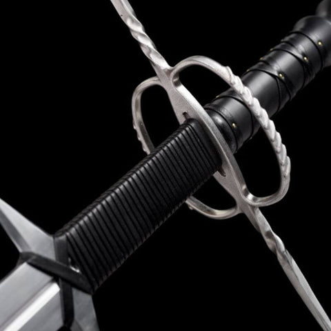 SWM-1039 Swordier "Zweihänder" German Longsword – Battle Ready Spring Steel Blade