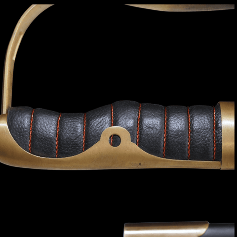 SWM-1045 Swordier M1881 Shashka Saber – Spring Steel Cossack Cavalry Sword | With Copper Fittings & Wood Scabbard