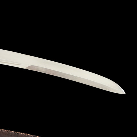 Sword blade on a black background