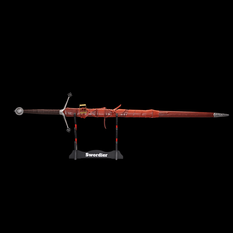 SWM-1041 Swordier Scottish Claymore – Battle Ready 65Mn Spring Steel Greatsword with Woodcore Scabbard