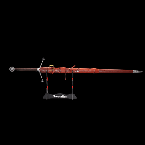 SWM-1041 Swordier Scottish Claymore – Battle Ready 65Mn Spring Steel Greatsword with Woodcore Scabbard