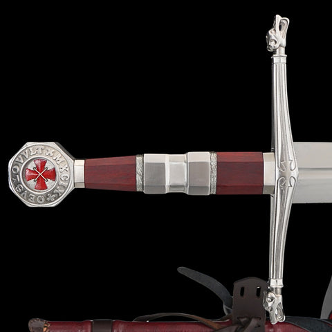 SWMZ-1039 Swordier Medieval Hattin Inspired Longsword Historical Medieval Sword with Scabbard