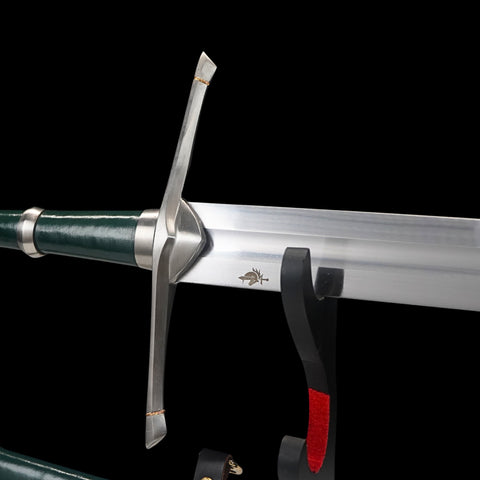SWMZ-1012 Swordier “Ranger’s Oath” Longsword Wilderness Warrior Sword Genuine Leather Balanced Battle Ready Longsword