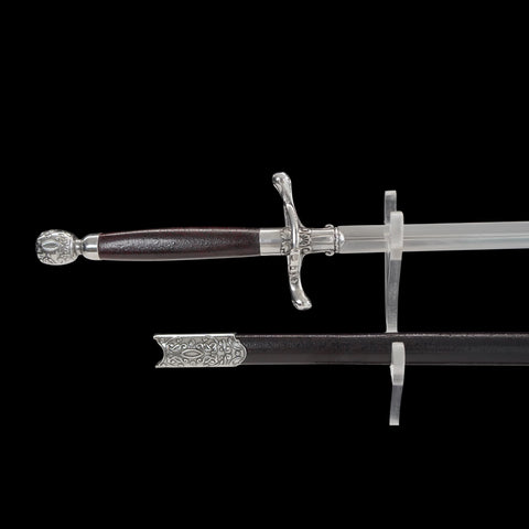 SWM-1048 Swordier Needle Sword Fantasy Inspired Slim Blade Companion Sword with Scabbard