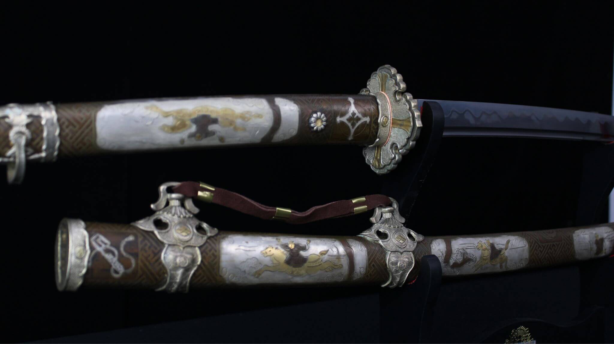 SWK-10082 Swordier Reproduction of 10th to 16th Century Samurai Tachi with Antique Koshirae