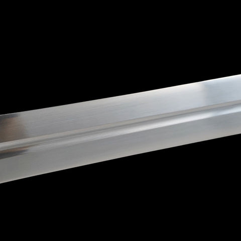 Metallic strip on a black background