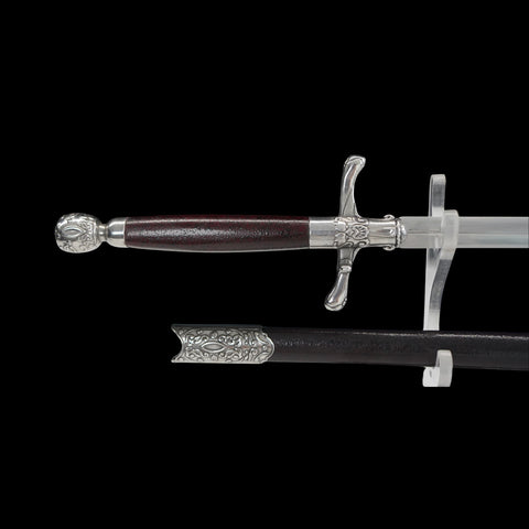 SWM-1048 Swordier Needle Sword Fantasy Inspired Slim Blade Companion Sword with Scabbard
