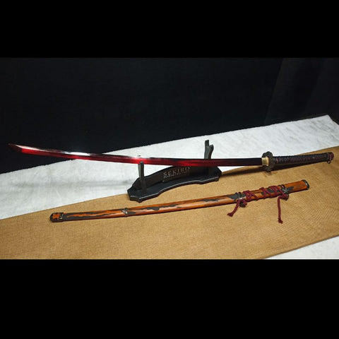 SWA-1009 Sekiro: Shadows Die Twice Replica 53.54“ Copper Fittings Red Blade Tachi